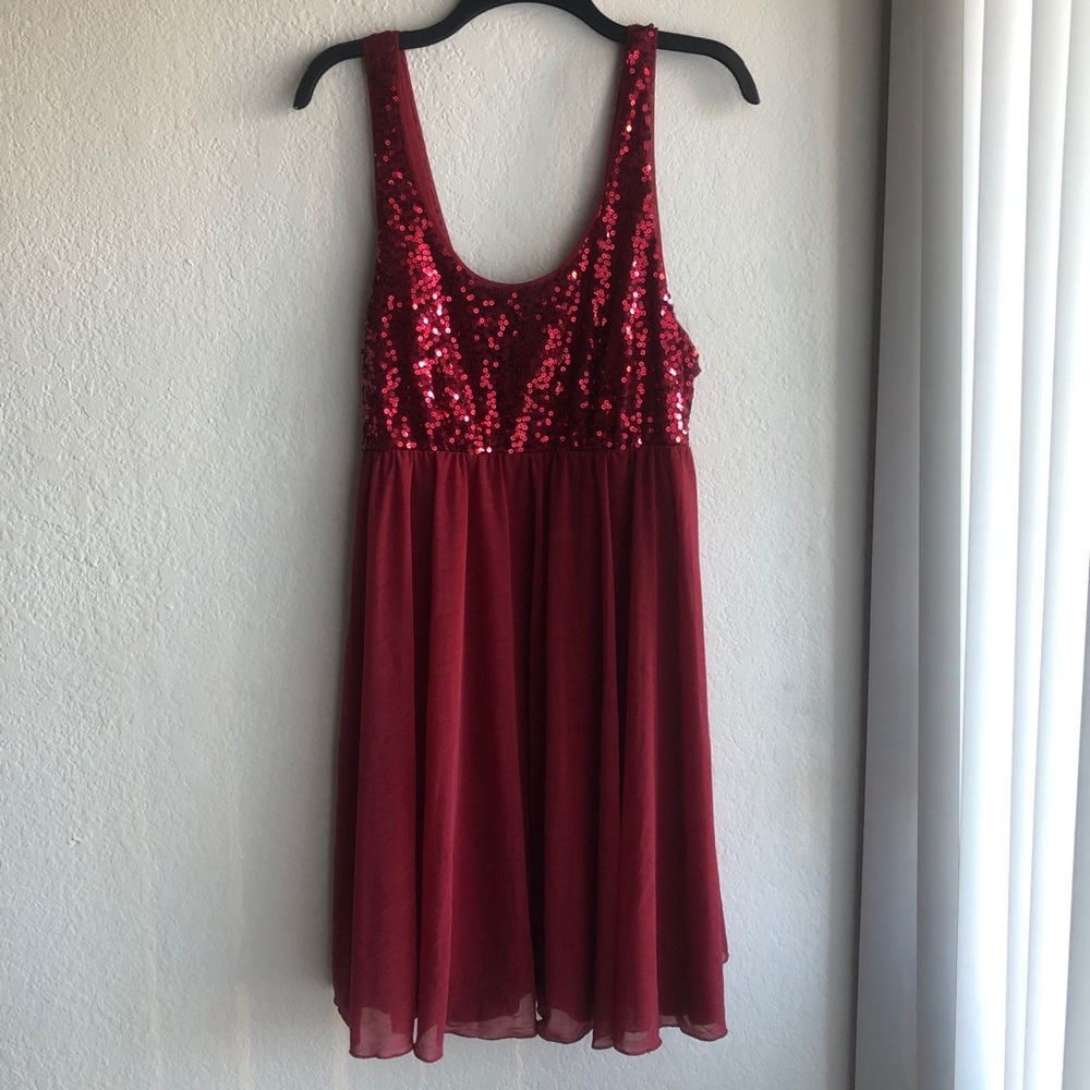 NWOT Burgundy Dress